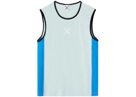 KENZO Sport Vest Sleeveless Tank Top Pale Grey - vue 360