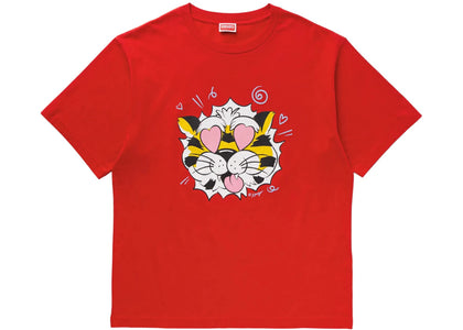 KENZO Wild Tiger Tee Cherry - authentic KENZO product