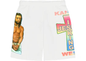 Kanye West AWGE for JIK Cross I Shorts White - vue 360