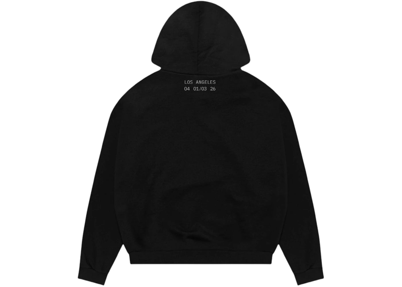 Kanye West Bully HD-O1 Flag Hoodie Black - vue secondaire B