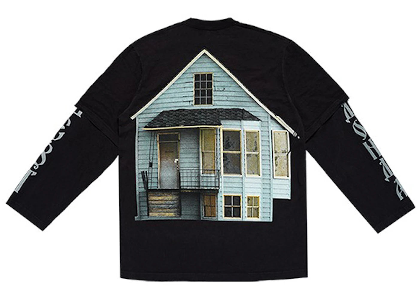 Kanye West DONDA 2 Layer L/S T-shirt Black - vue secondaire B