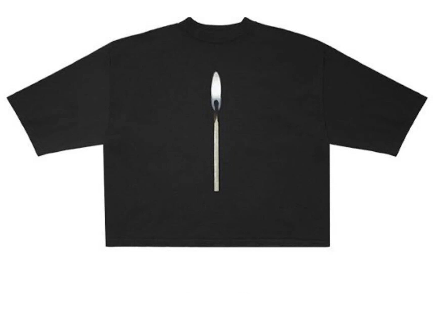 Kanye West DONDA 2 Lit Match T-shirt Black - vue secondaire A