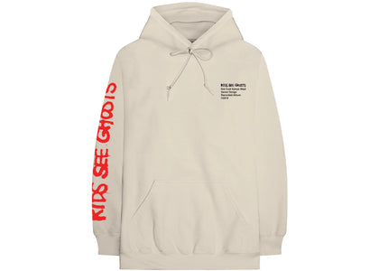 Kanye West Kids See Ghosts Hoodie Beige - authentic Kanye West apparel