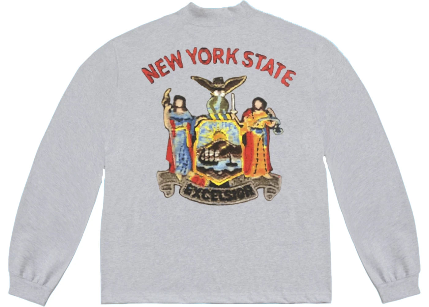 Kanye West Sunday Service New York Long Sleeve Heather - vue secondaire A