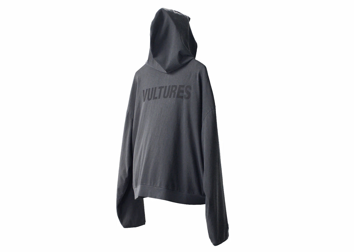 Kanye West VULTURES Korea Exclusive Hoodie Black - vue secondaire B