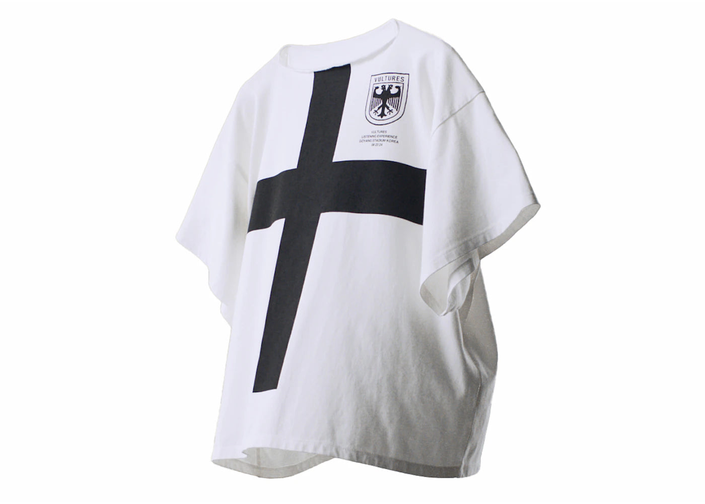 Kanye West VULTURES Korea Exclusive T-shirt White - vue secondaire A