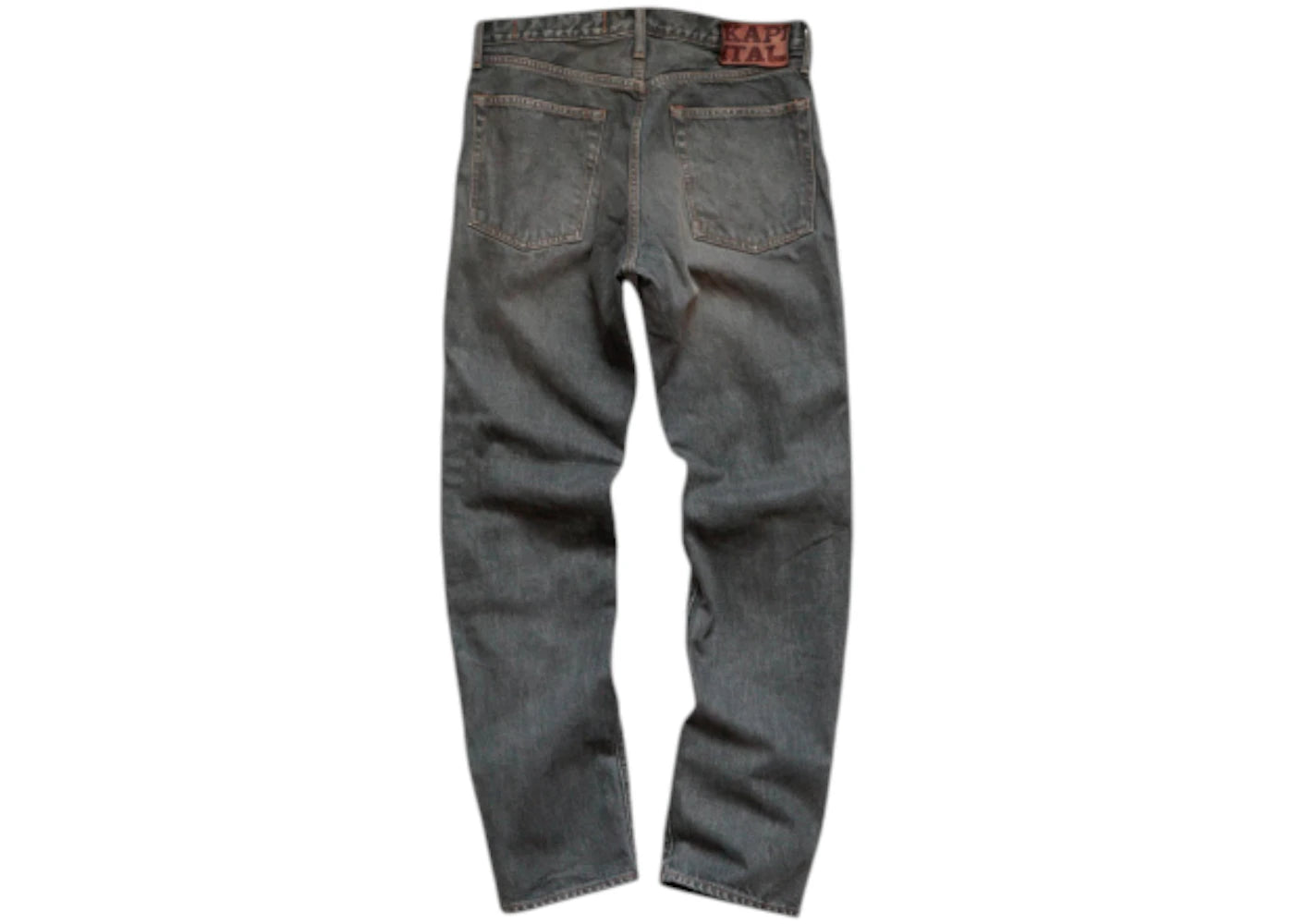 Kapital 14 Oz Denim 5P Monkey Cisco Gemstone Pants Black - vue secondaire B