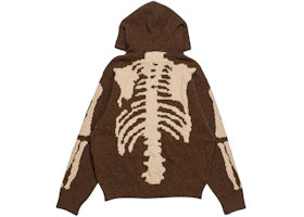 Kapital 5G Wool Bone Hood Sweater Brown