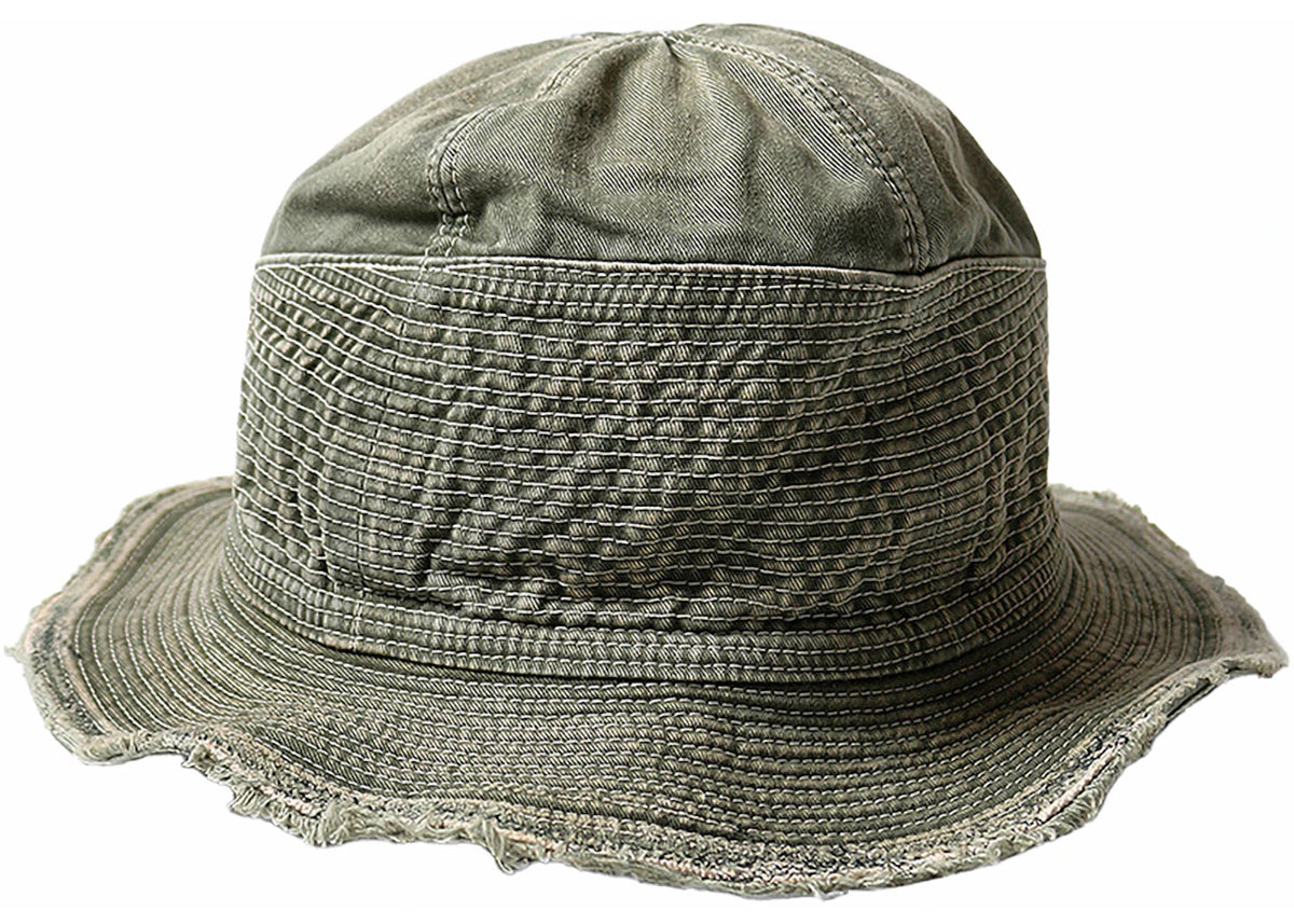 Kapital Old Man And The Sea Chino Hat Green - vue 360