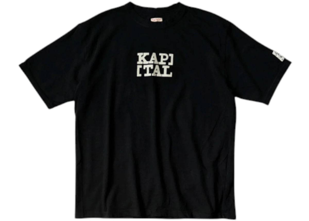 Kapital Rookie Crewneck T-shirt Black - vue secondaire A