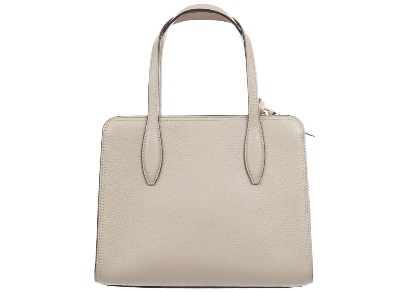 Kate Spade Rowe Leder-Satchel-Tasche mit Reißverschluss, klein, warmbeige - vue secondaire B