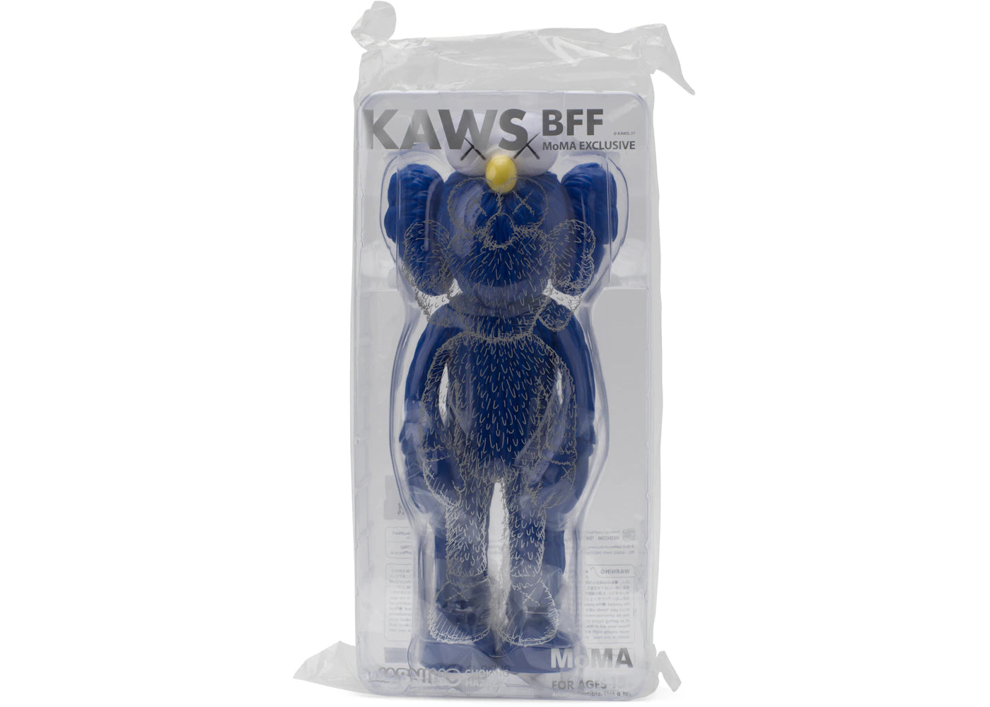 KAWS BFF Open Edition Vinyl Figure Blue - vue secondaire B