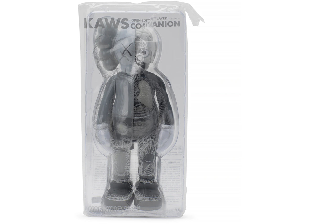 KAWS Companion Flayed Open Edition Vinyl Figure Grey - vue secondaire B