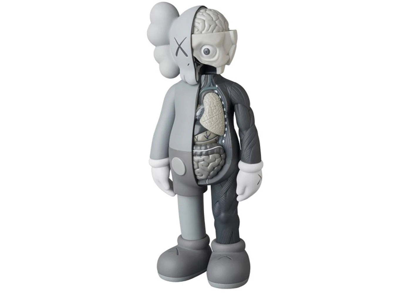 KAWS Companion Flayed Open Edition Vinyl Figure Grey - vue secondaire A