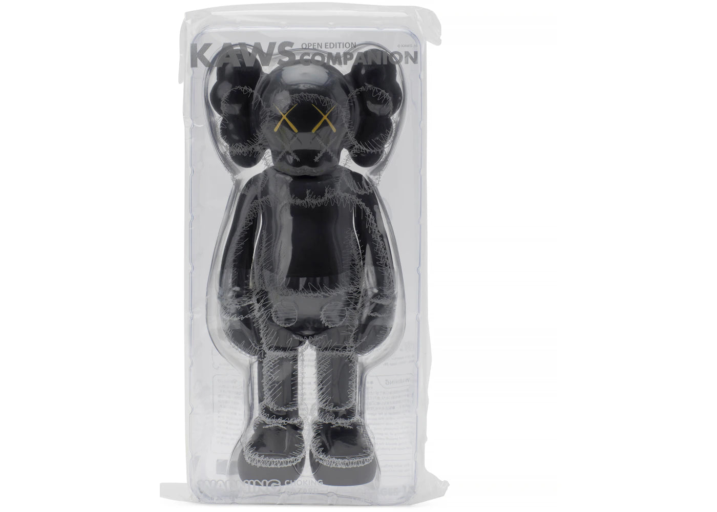 KAWS Companion Open Edition Vinyl Figure Black - vue secondaire B