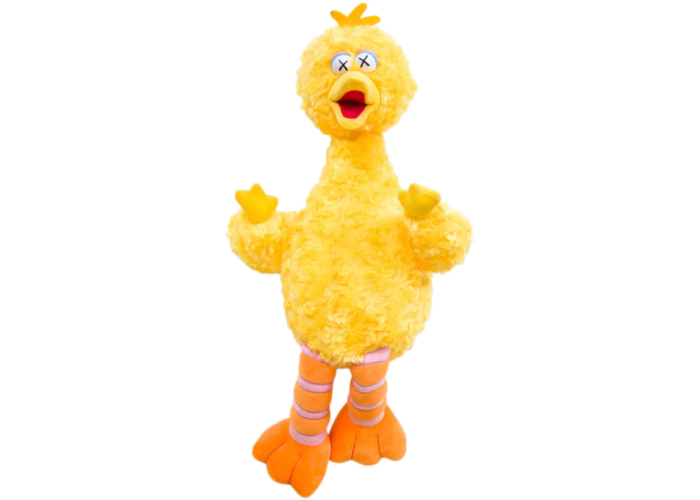 KAWS Sesame Street Uniqlo Big Bird Plush Toy Yellow
