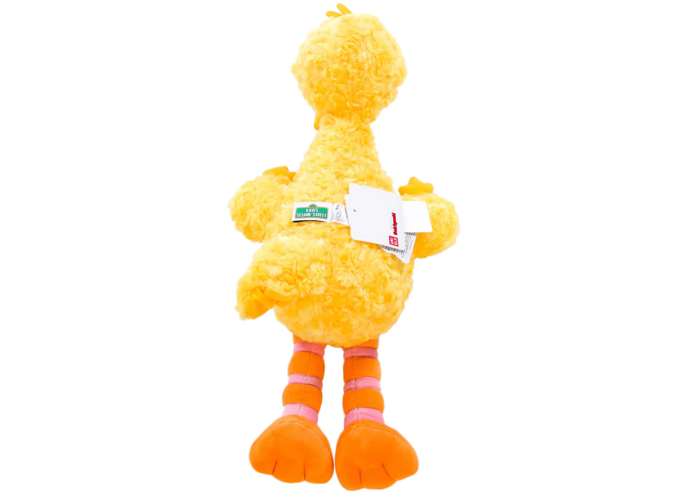 KAWS Sesame Street Uniqlo Big Bird Plush Toy Yellow