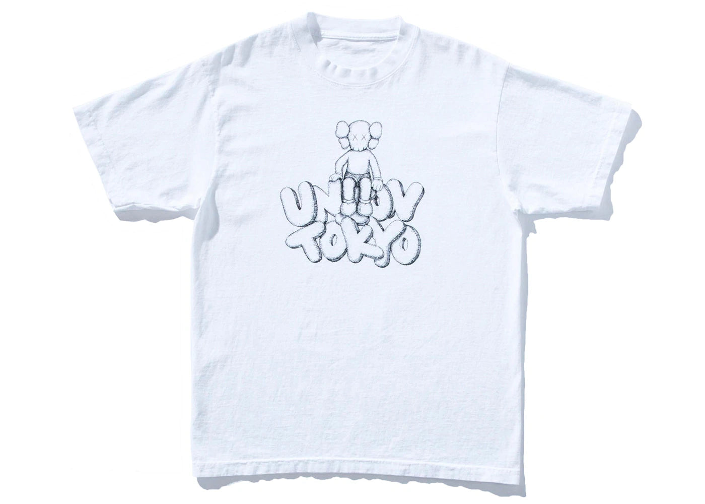 KAWS x Union Tokyo Tee White - vue secondaire A