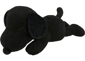 KAWS x Uniqlo x Peanuts Snoopy Plush (Medium) Black - vue 360