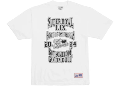 Kendrick Lamar x Willy Chavarria Foot Up On The Gas T-Shirt White - apparel view 2