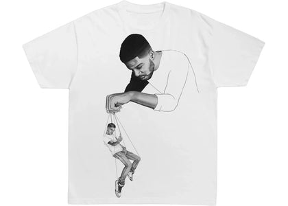 Kid Cudi C/O Virgil Abloh "Pulling Strings" T-Shirt White - apparel view 2