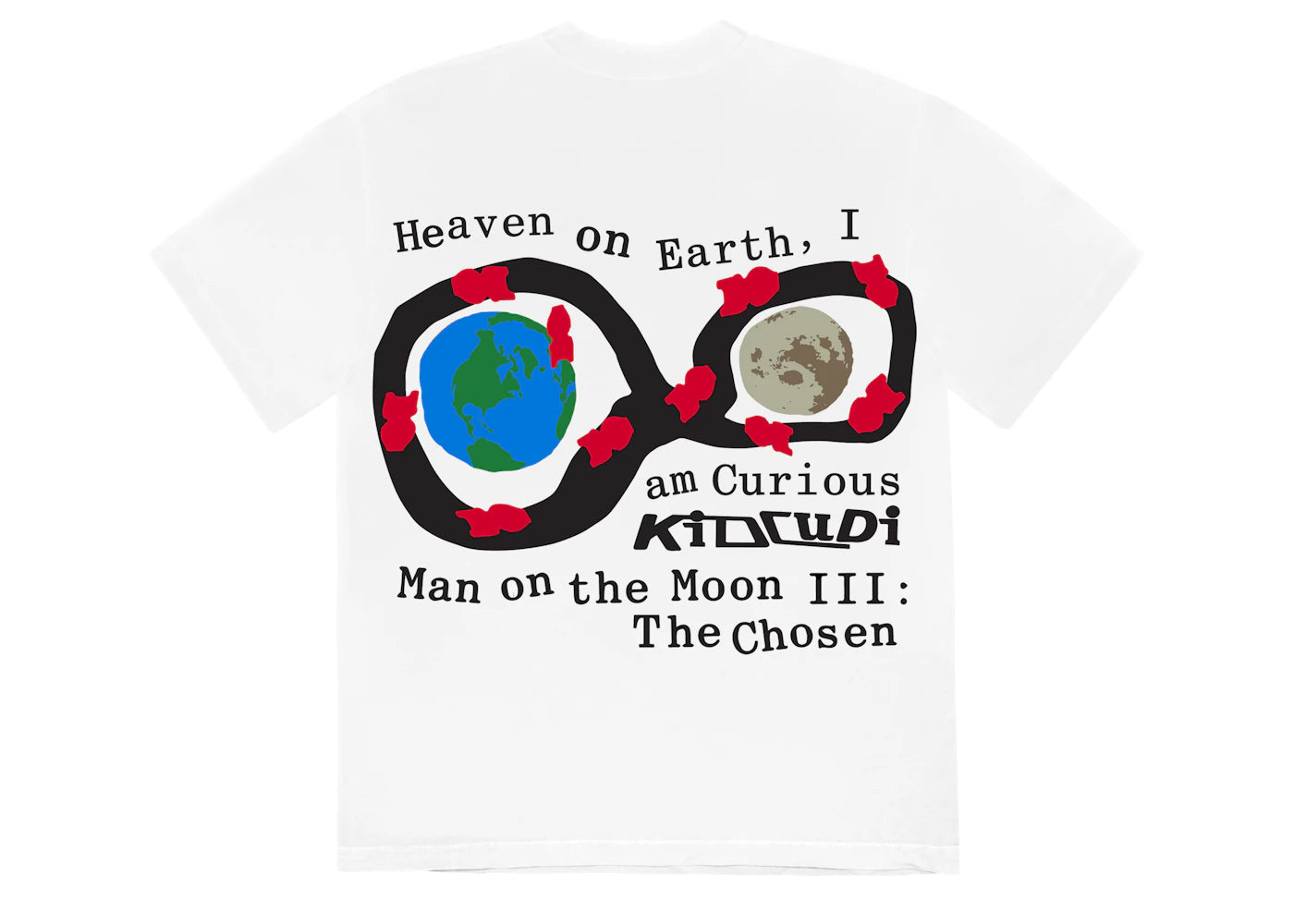 Kid Cudi CPFM For MOTM III Heaven on Earth T-shirt White - vue secondaire A