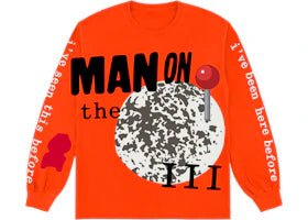 Kid Cudi CPFM For MOTM III Return 2 Madness L/S T-shirt Orange - vue 360