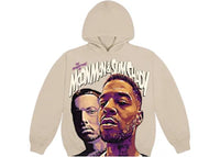 Kid Cudi Moon Man & Slim Shady Hoodie Cream