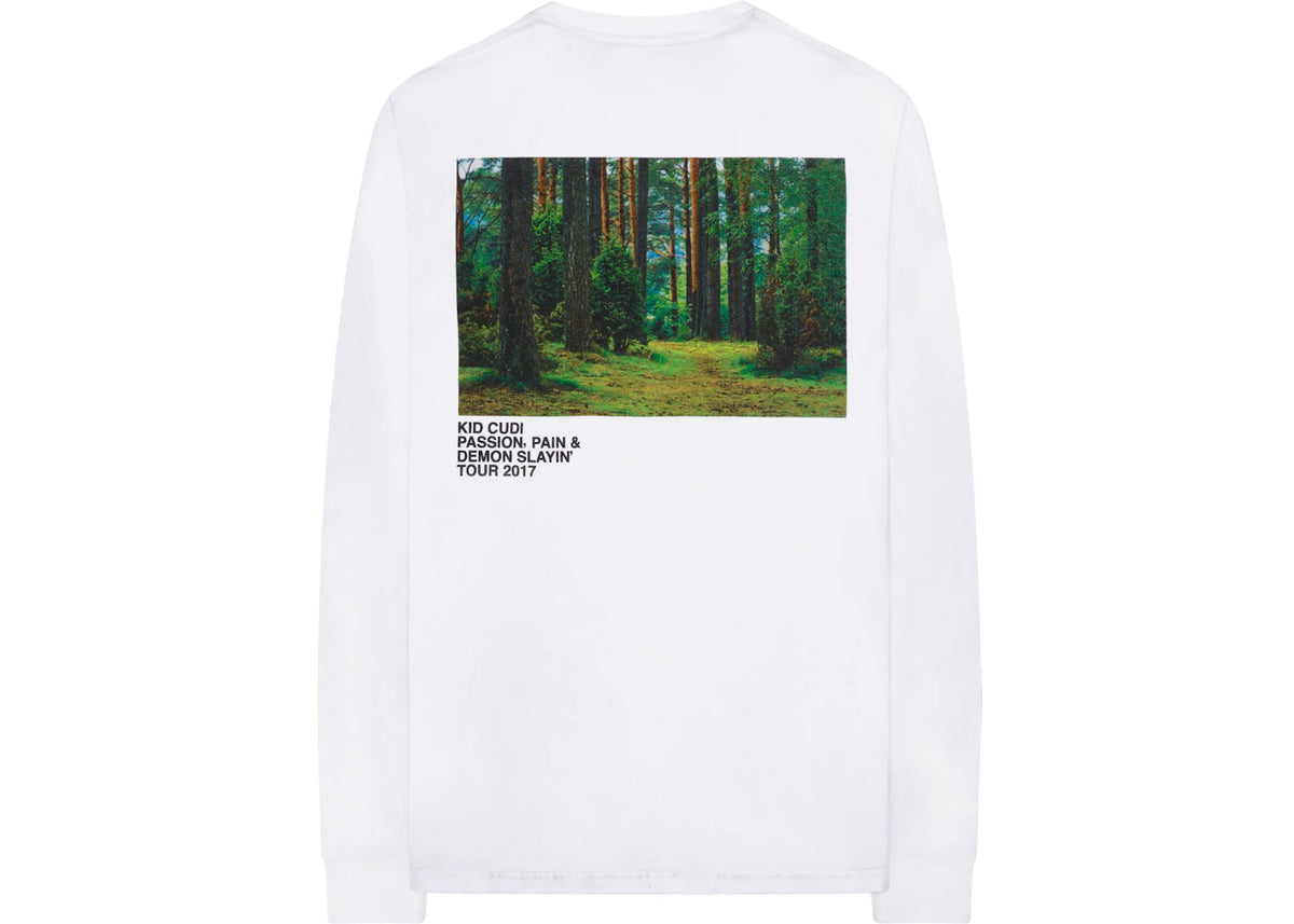 Kid Cudi x Virgil Abloh Mr. Rager III Longsleeve White - vue secondaire B