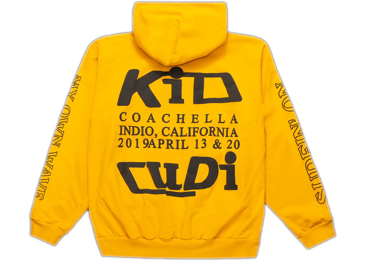 Kid Cudi Swim In The Light Hoodie Yellow - vue secondaire B