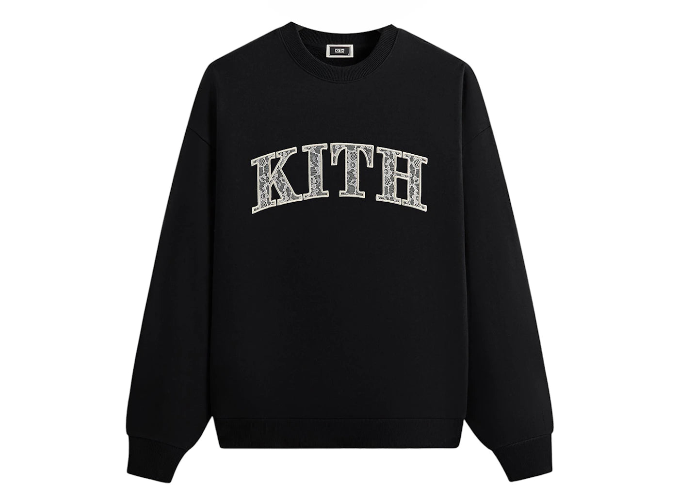 Kith Arched Lace Nelson Crewneck Black - vue secondaire A