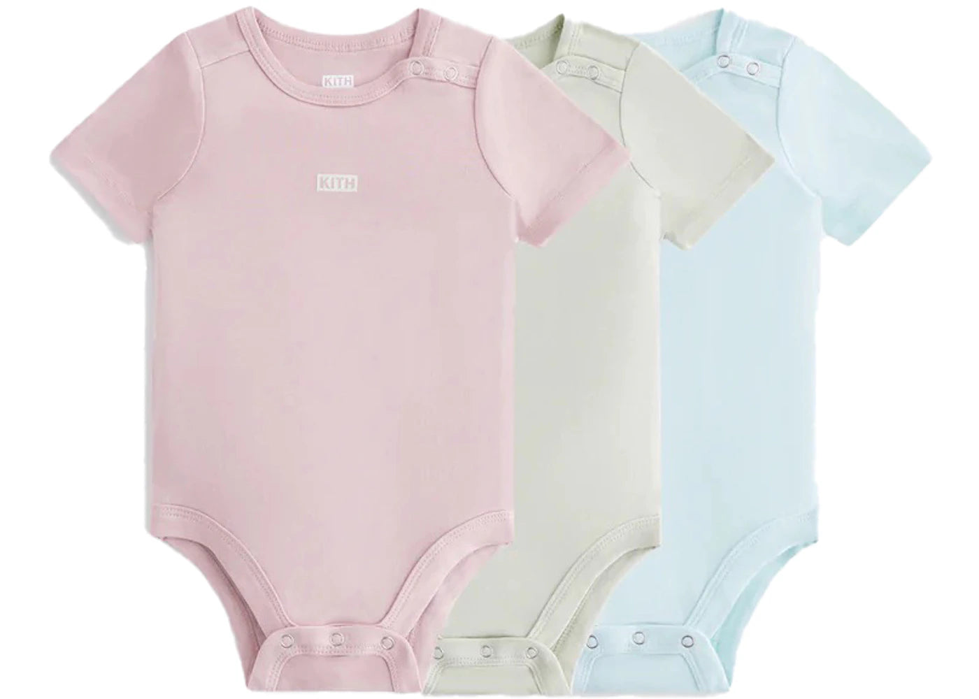Kith Baby Onesie (3 Pack) Dusty Quartz - vue secondaire A