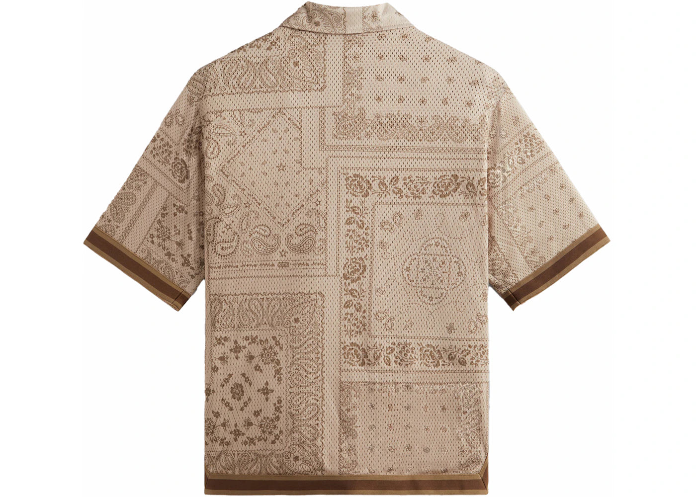 Kith Bandana Mesh Woodpoint Shirt Canvas - vue secondaire B