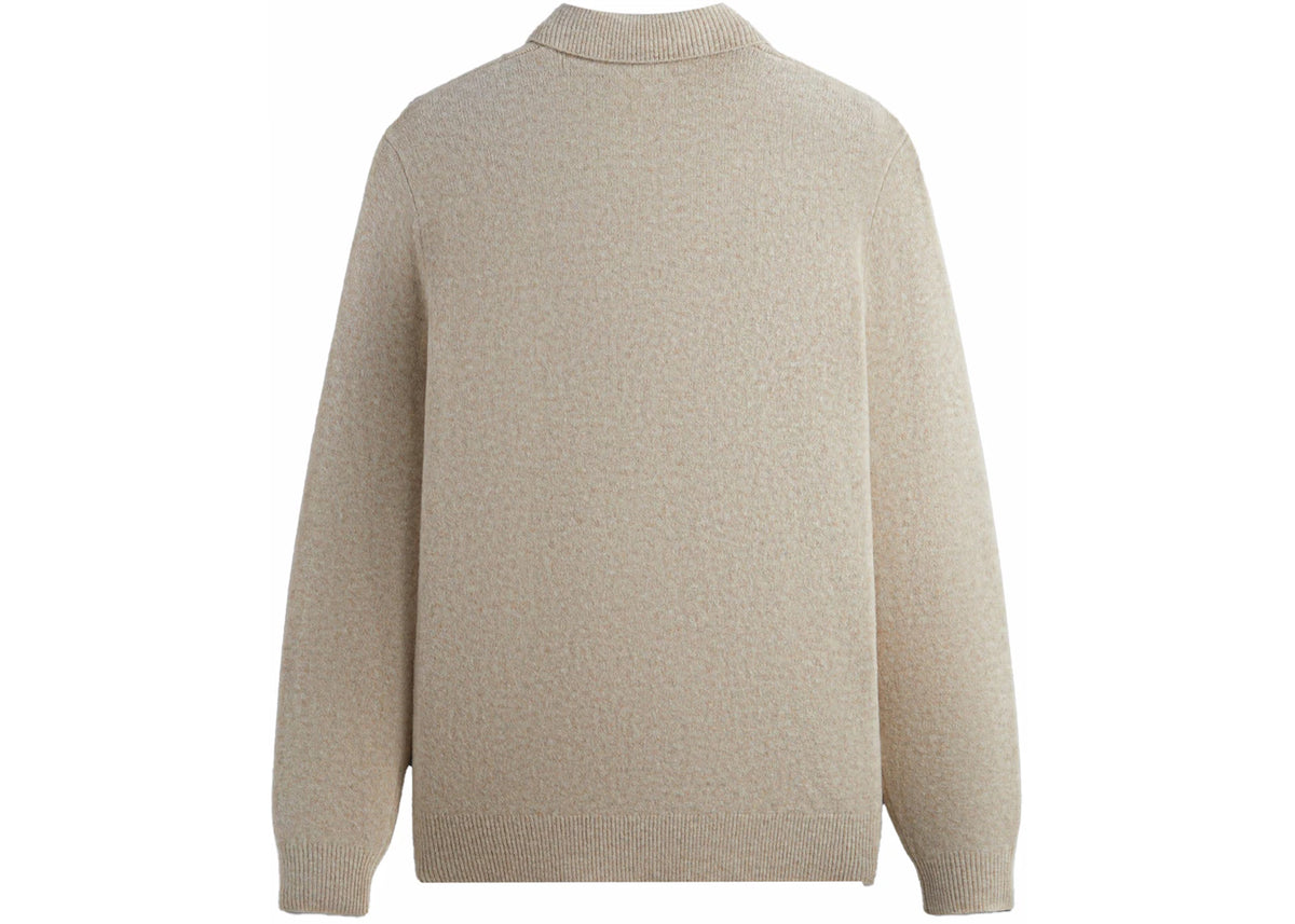 Kith Boucle Harmon Rugby Pullover Sweater Carabiner Heather - vue secondaire B