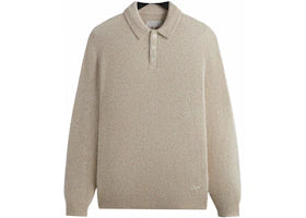 Kith Boucle Harmon Rugby Pullover Sweater Carabiner Heather - vue 360