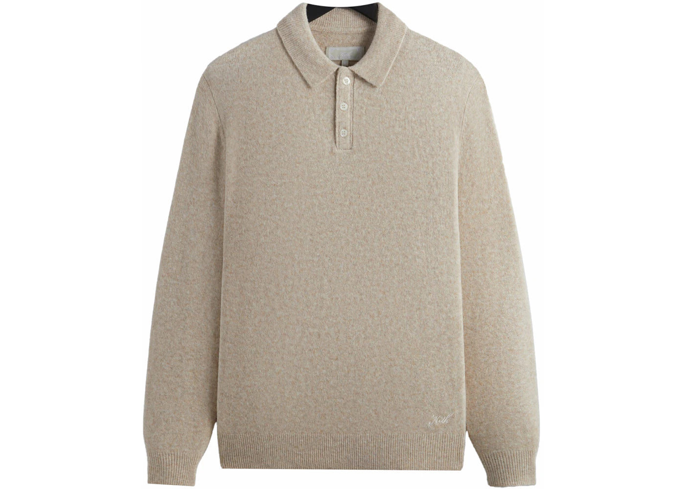 Kith Boucle Harmon Rugby Pullover Sweater Carabiner Heather - vue secondaire A