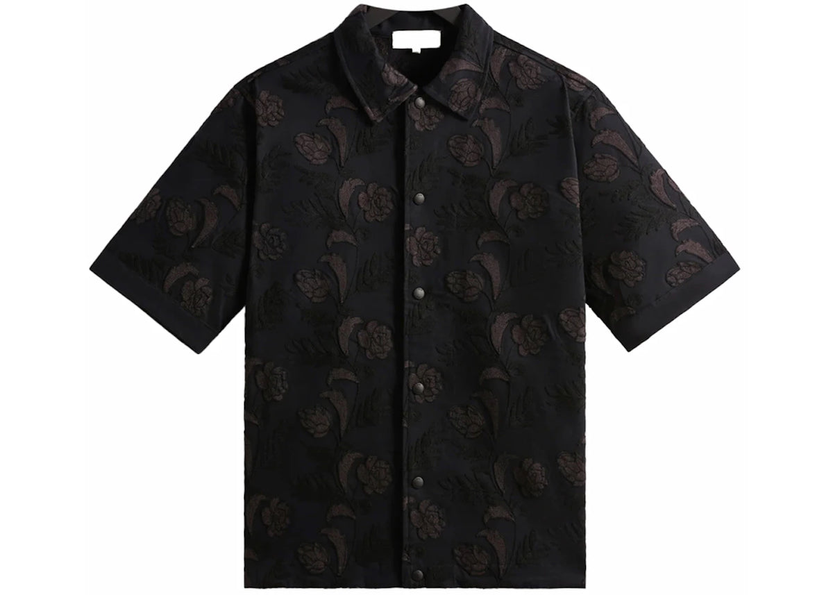 Kith Chain-Stitched Woodpoint Shirt Black - vue 360