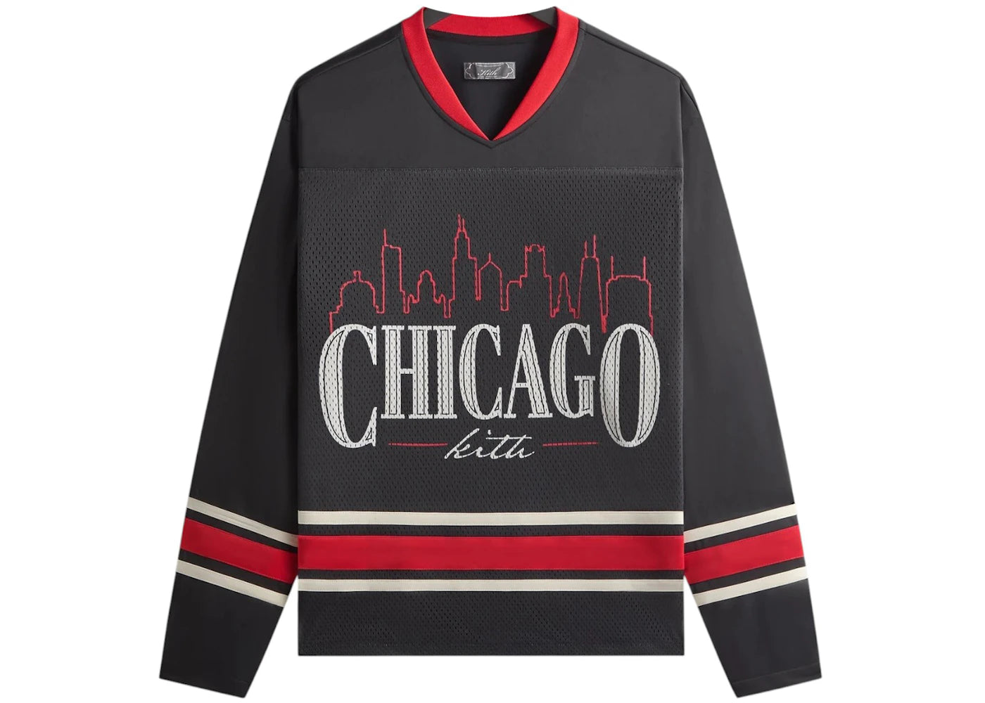 Kith Chicago Long Sleeve Malik Jersey Black - vue secondaire A