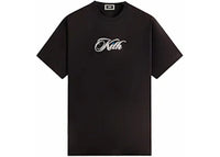 Kith Cursive Logo Tee Black