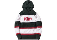 Kith Delk Paneled Hoodie Forest Green