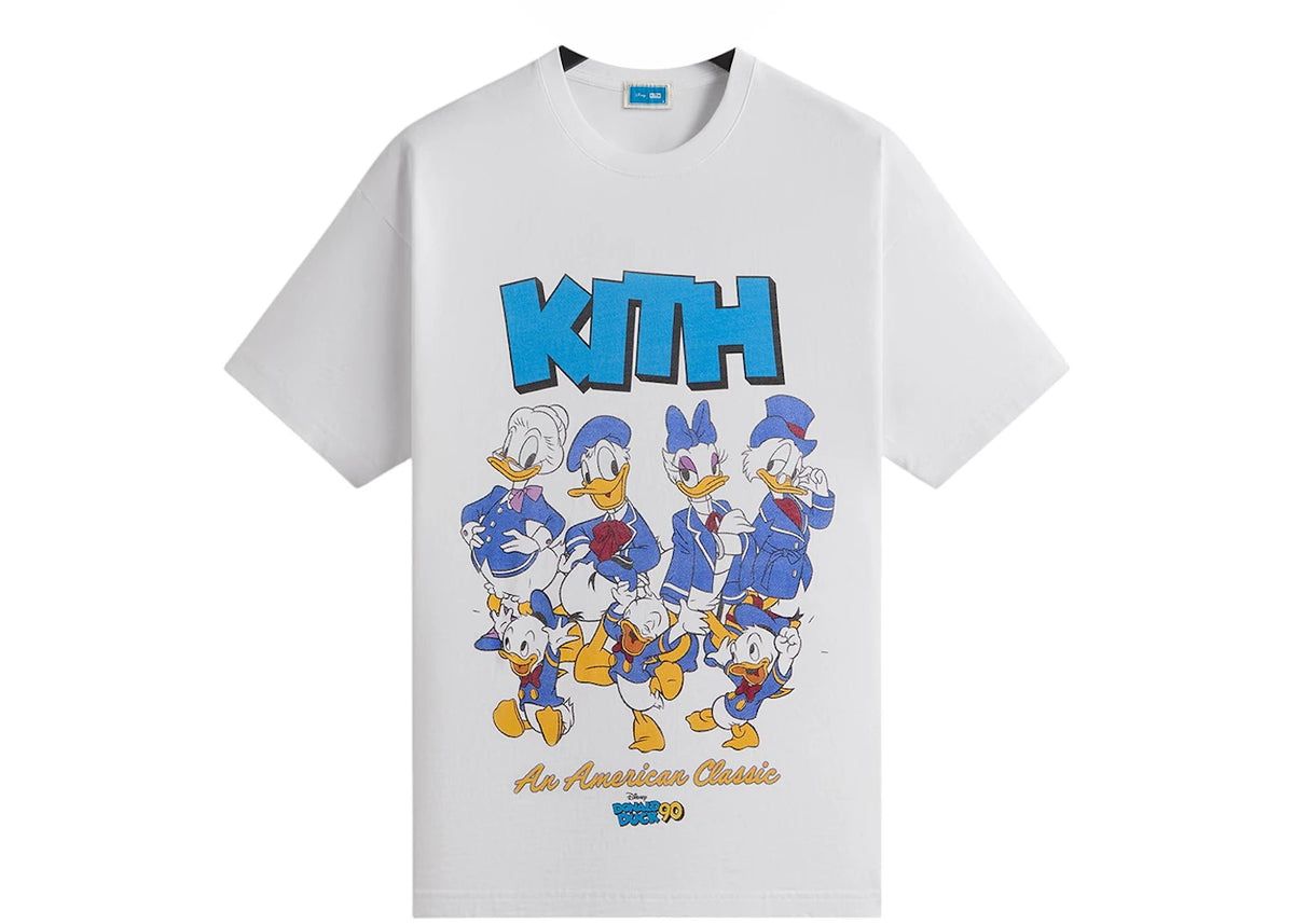 Kith Disney Donald Duck Family Vintage Tee White - vue secondaire A