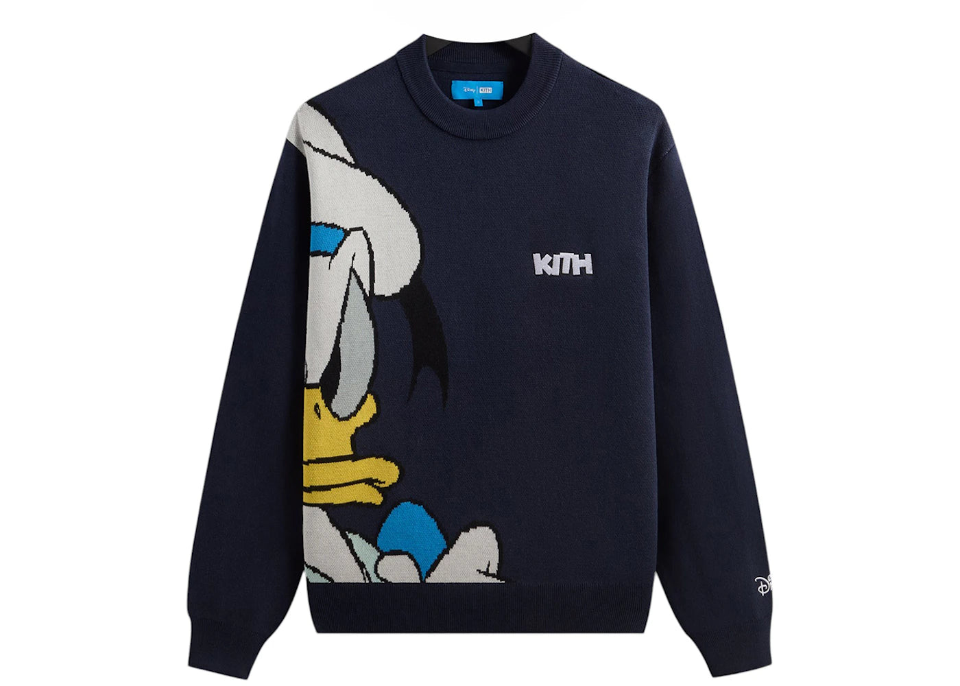 Kith Disney Donald Duck Lewis Crewneck Sweater Nocturnal - vue secondaire A