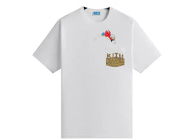 Kith Disney Donald Duck Scrooge Coins Tee White - vue 360