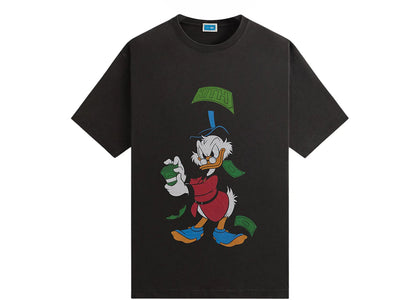 Kith Disney Donald Duck Scrooge Dollar Vintage Tee Black - product view 2