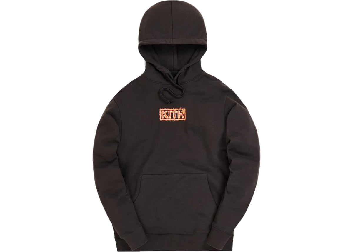 Kith Flame Hoodie Espresso - vue secondaire A