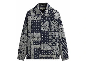 Kith Flocked Deconstructed Bandana Coaches Jacket Nocturnal
