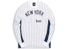 Kith For Major League Baseball New York Yankees L/S Combo Quinn White Pinstripe - vue 360