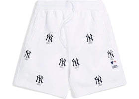 Kith For Major League Baseball New York Yankees Monogram Short White - vue 360