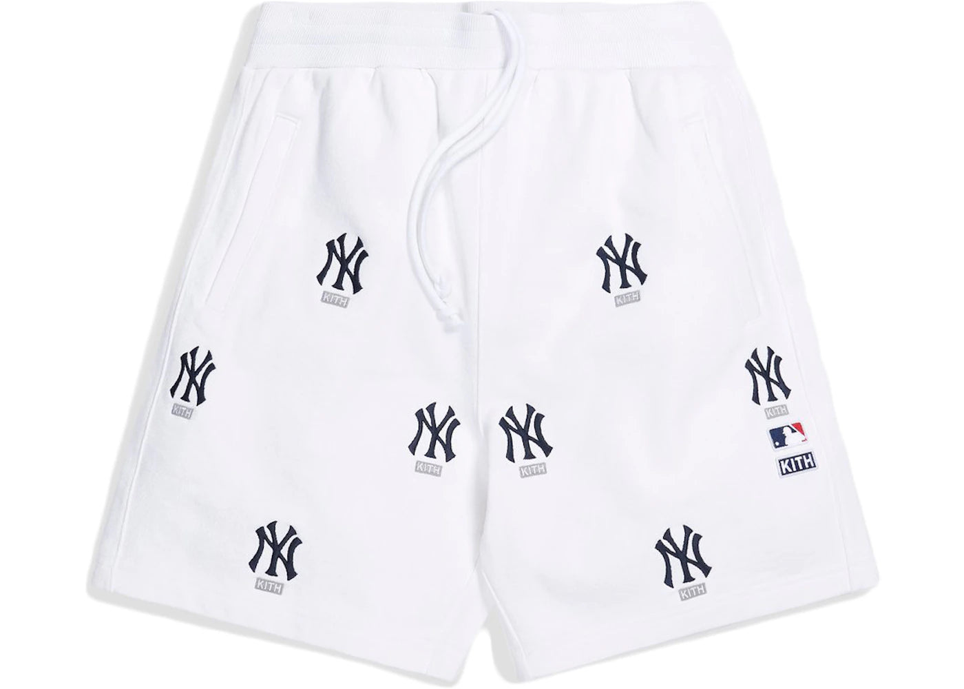 Kith For Major League Baseball New York Yankees Monogram Short White - vue secondaire A