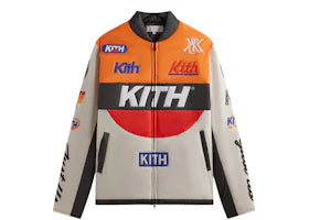 Kith Full Zip Brixton Puffed Shirt Jacket Sandrift - vue 360